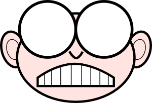 free vector Angry Nerd clip art