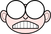 free vector Angry Nerd clip art