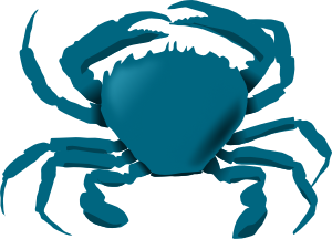 free vector Annaleeblysse Blue Crab clip art