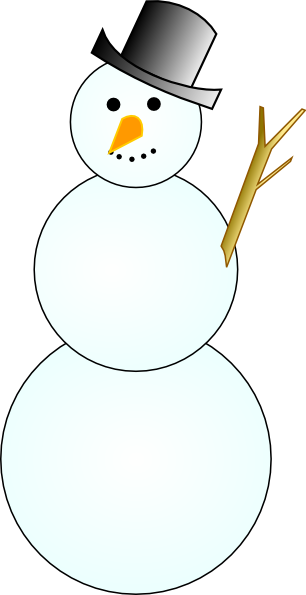 free vector Another Snowman clip art