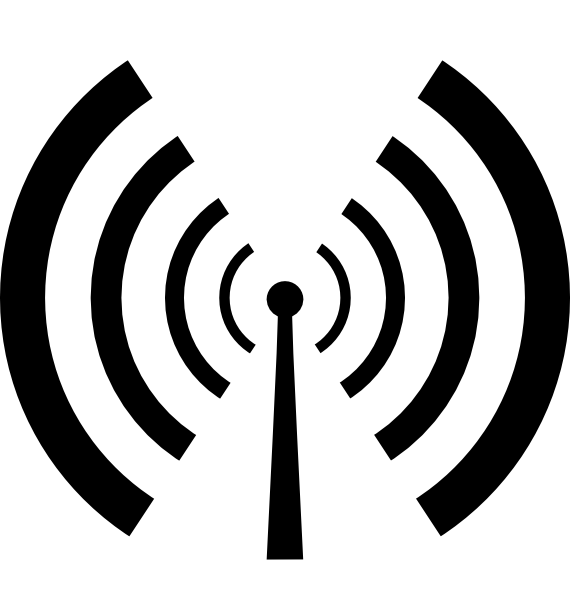 free vector Antenna And Radio Waves clip art