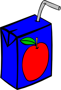 free vector Apple Juice Box clip art