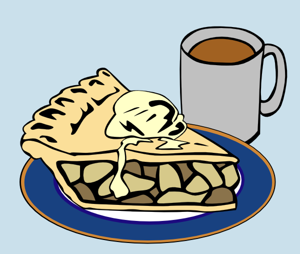 free vector Apple Pie And Coffee clip art