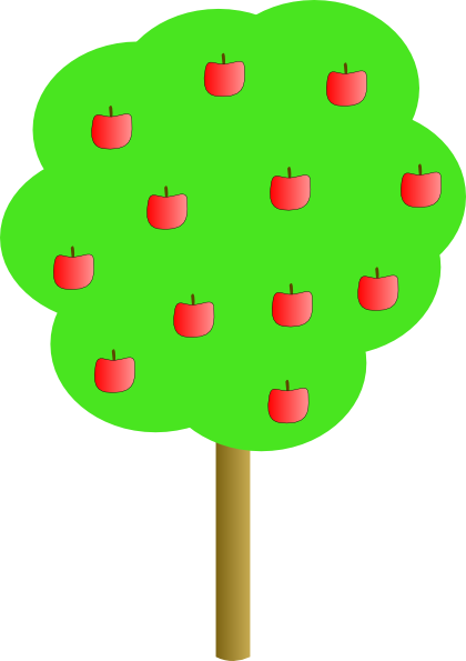 free vector Apple Tree clip art