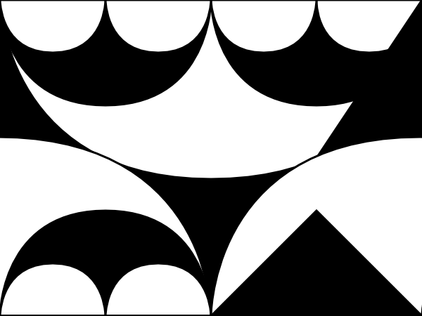 free vector Arches Interlocking 1 Pattern clip art