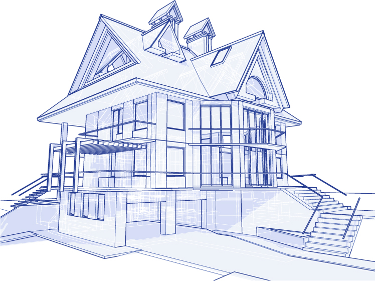 free vector Architectural series vector 5