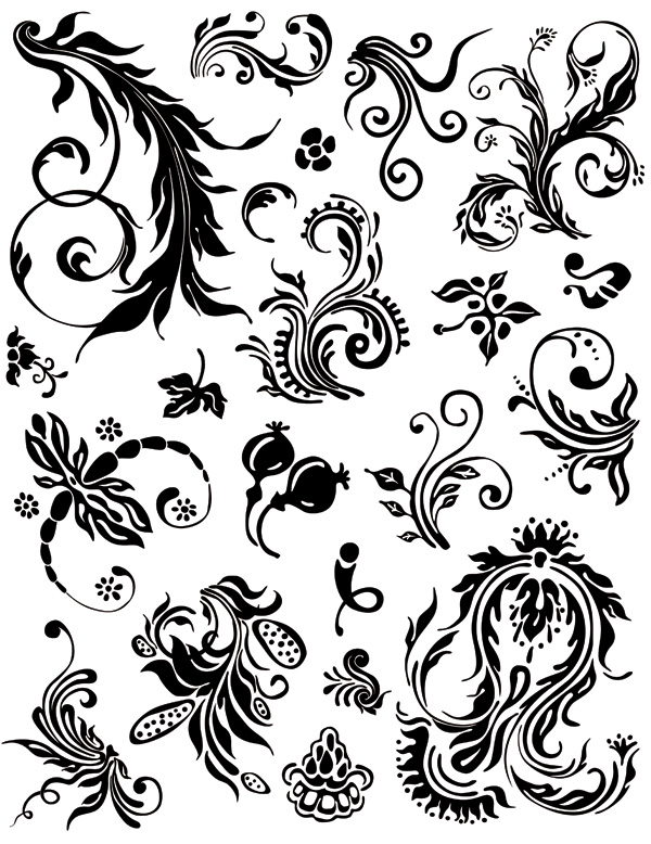 free vector Are hundreds of gorgeous european pattern vector