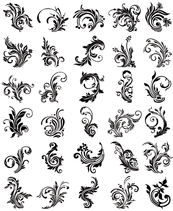 free vector Are hundreds of gorgeous european pattern vector