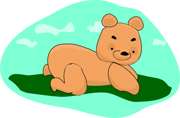 free vector Arking Teddy Bear clip art