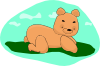 free vector Arking Teddy Bear clip art
