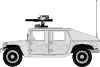 free vector Armed Hummer clip art