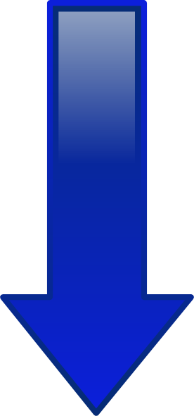 free vector Arrow-down-blue clip art