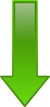 free vector Arrow-down-green clip art