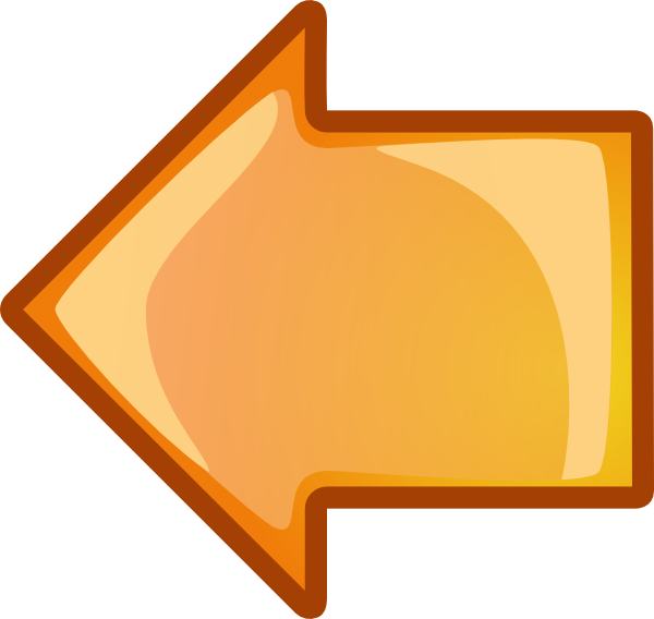 Download Arrow Orange Left clip art (117448) Free SVG Download / 4 ...