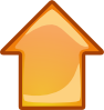 Arrow Orange Up clip art (117454) Free SVG Download / 4 Vector