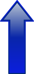 free vector Arrow-up-blue clip art