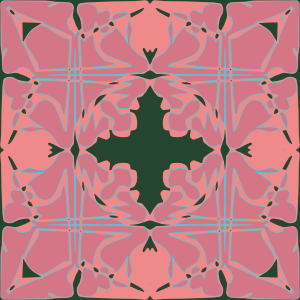 free vector Art Nouveau Tile Pattern clip art