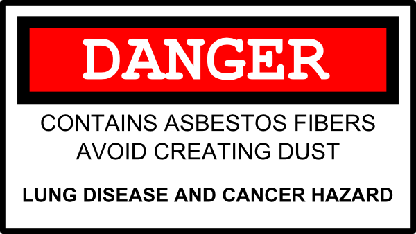 free vector Asbestos Danger clip art
