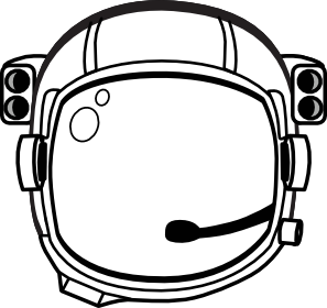 free vector Astronaut S Helmet clip art