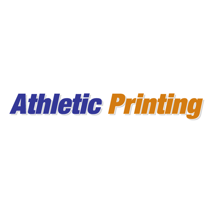 free vector Athletic printing