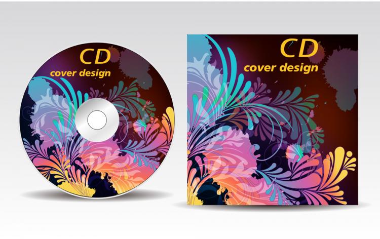 free vector Attached cdrom disc case 01 vector