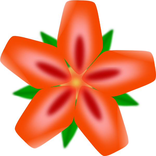 free vector Atulasthana Red Flower clip art