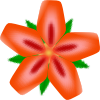 free vector Atulasthana Red Flower clip art