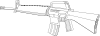 free vector Automatic Gun clip art