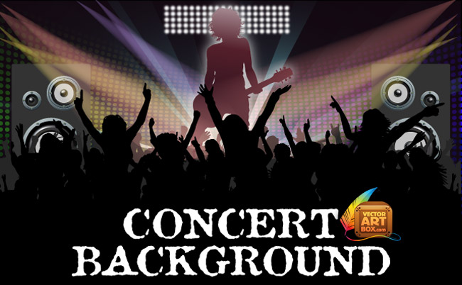 free vector Awesome Free Vector Concert Background