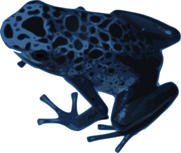 free vector Azureus Frog clip art