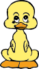 free vector Baby Duck clip art