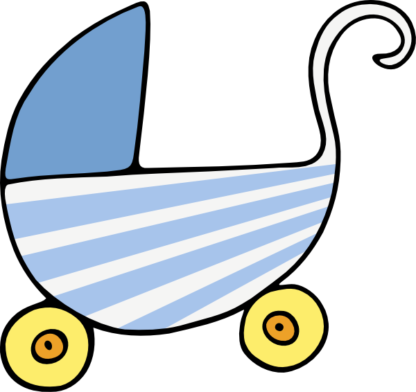 free vector Baby Stroller clip art