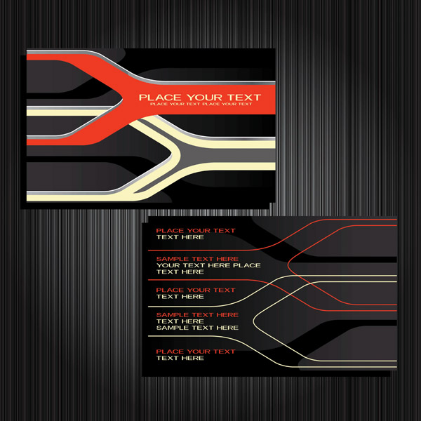 free vector Background 2 vector business cards