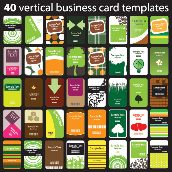 free vector Background section 80 card template vector