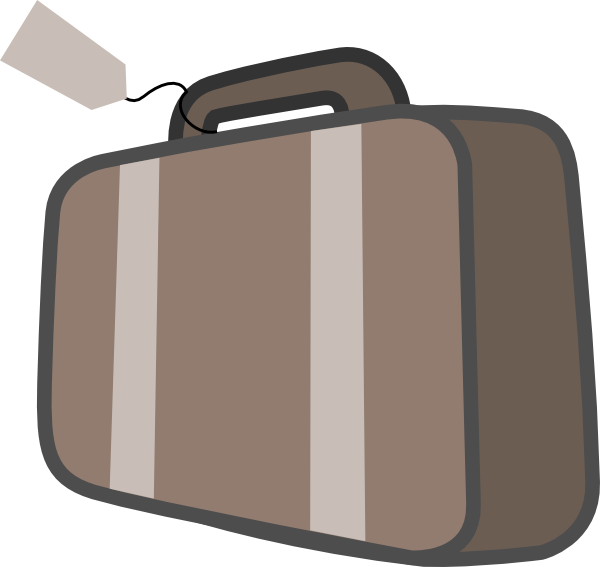 free vector Bag Luggage Travel clip art