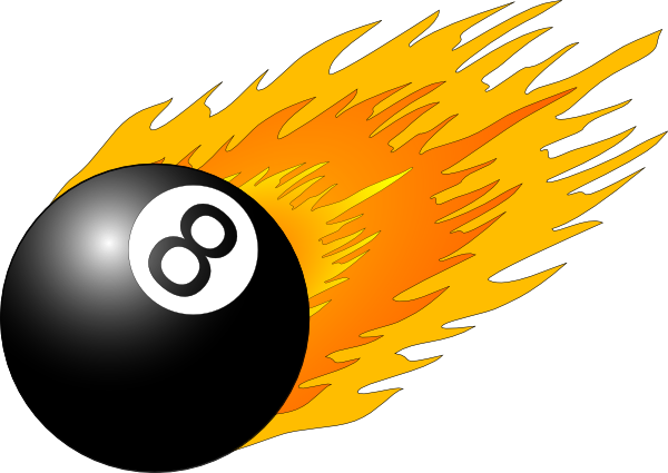 free vector Ball With Flames clip art