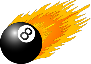 free vector Ball With Flames clip art