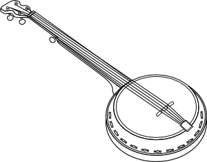 free vector Banjo clip art