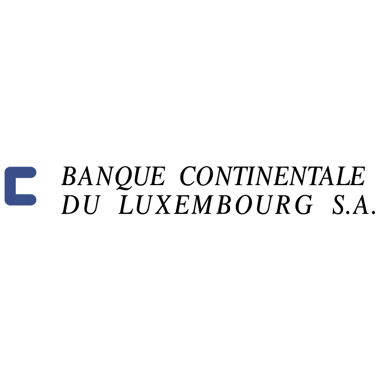 free vector Banque continentale du luxembourg sa