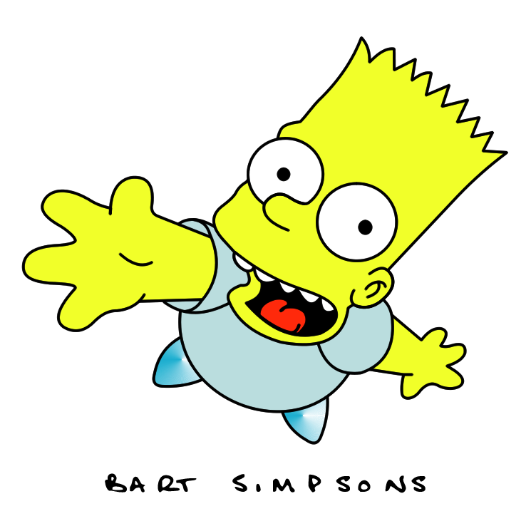 free vector Bart simpson