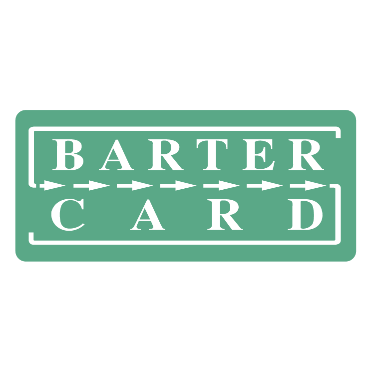 free vector Barter card
