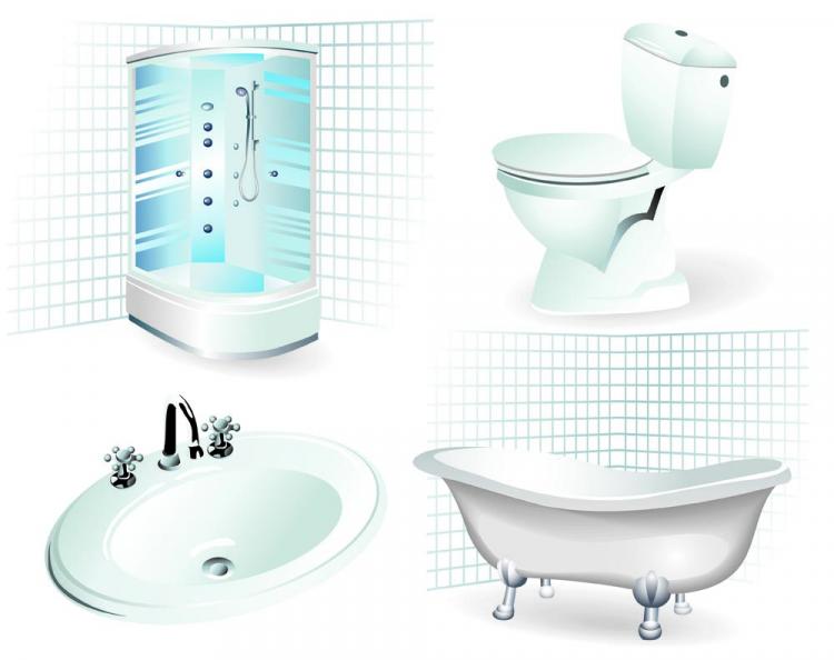 free vector Bathroom supplies 01 vector