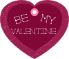 free vector Be My Valentine Heart Shaped Gift Tag clip art