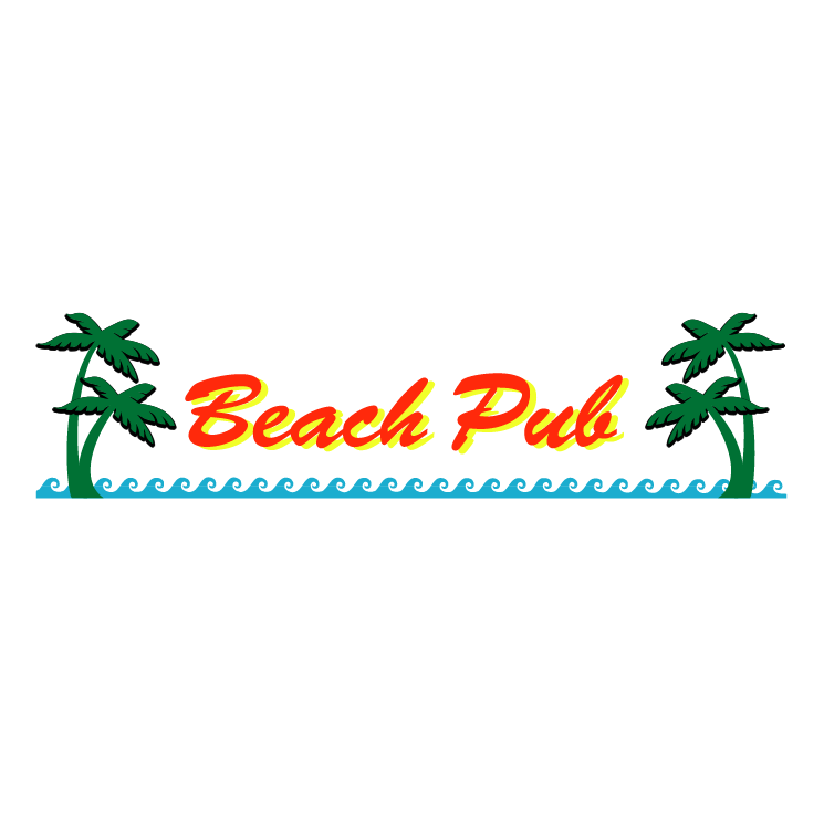 free vector Beach pub