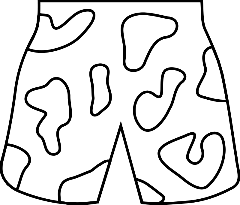 free vector Beach shorts
