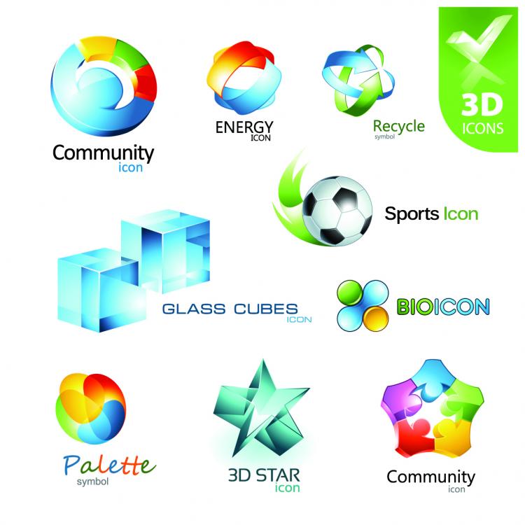 Download Beautiful 3d icon (19299) Free EPS Download / 4 Vector