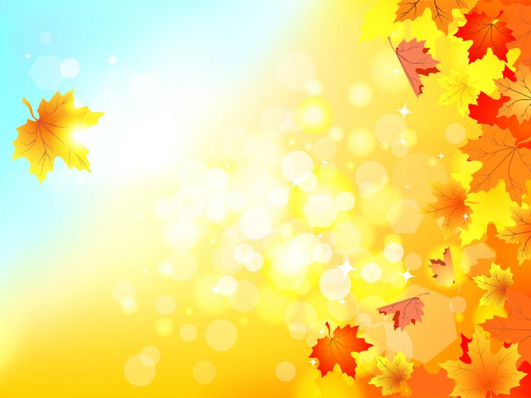 free vector Beautiful autumn background 05 vector