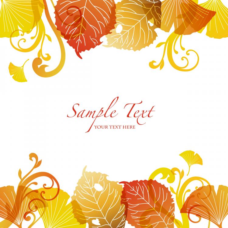 free vector Beautiful autumn leaf background 03 vector