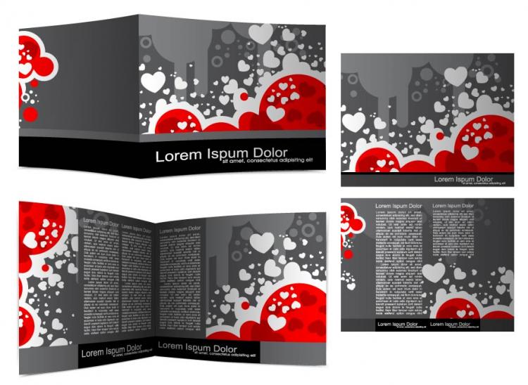 free vector Beautiful brochures and leaflets 03 vector
