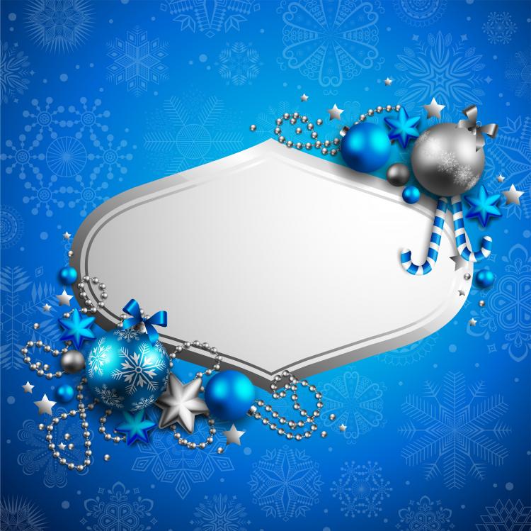 free vector Beautiful christmas background 04 vector